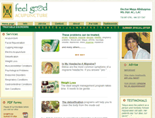 Tablet Screenshot of feelgoodacupuncture.org